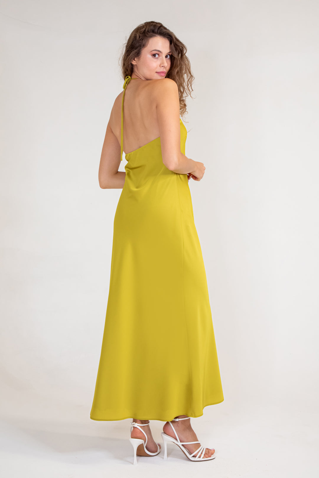 Amari Maxi Dress, green,pink by Lavender Brown Amari Maxi Dress, green,pink by Lavender Brown