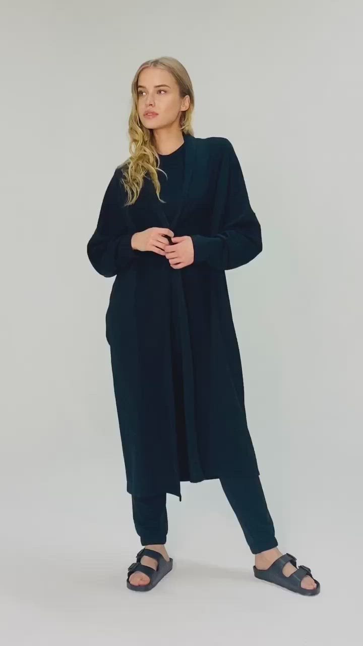 Comfy Long Cardigan with Pocket