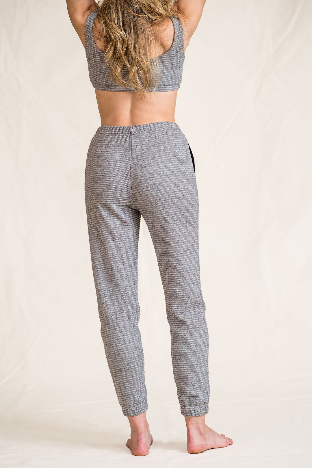 Sweater Knit Joggers - Lavender Brown